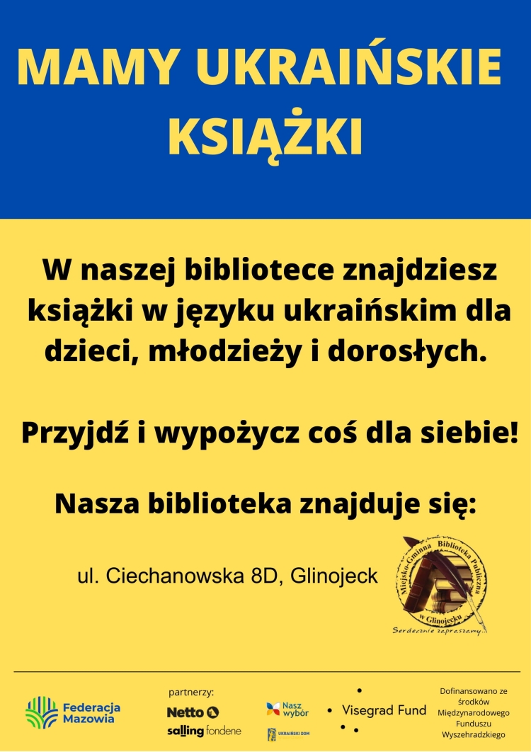 Książki plakaty dla bibliotek 750 polski